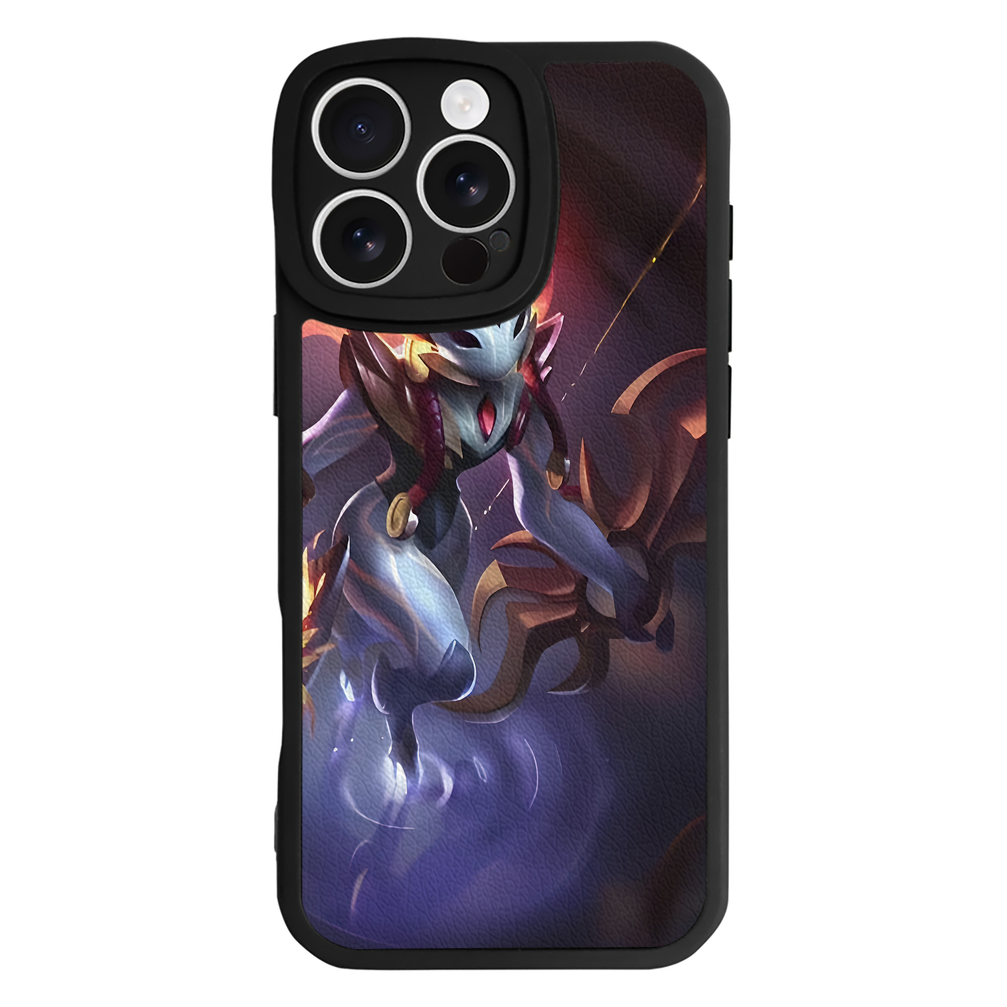 （画像用） リーグ・オブ・レジェンド League of Legends LOL 【iPhone 16シリーズ対応】シリコンスマホケース（レザー調） 材質：シリコン